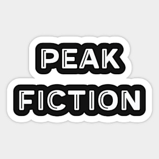 White Inline | Peak Fiction Sticker